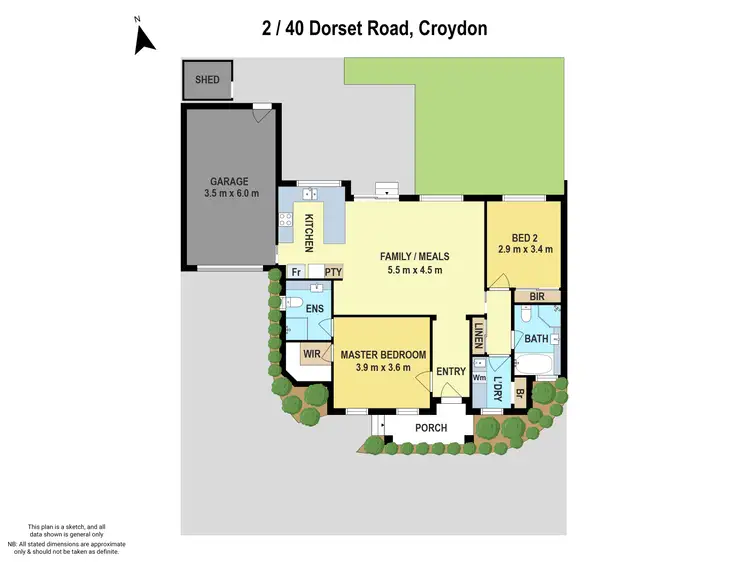 Floorplan of Homely unit listing, 2/40 Dorset Road, Croydon VIC 3136
