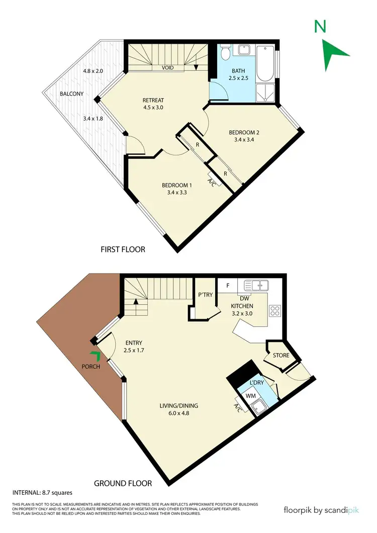 Floorplan of Homely unit listing, 87/13-15 Hewish Road, Croydon VIC 3136
