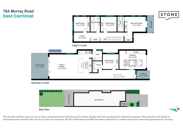 Floorplan of Homely semi-detached listing, 76A Murray Road, East Corrimal NSW 2518