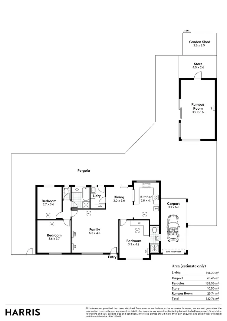Floorplan of Homely house listing, 13 Woodhall Drive, Happy Valley SA 5159