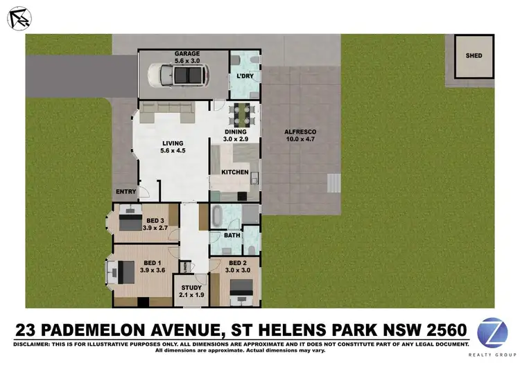 Floorplan of Homely house listing, 23 Pademelon Avenue, St Helens Park NSW 2560