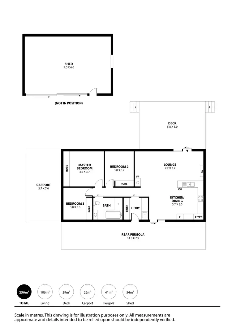 Floorplan of Homely house listing, 268 Bullock Track, Kingscote SA 5223