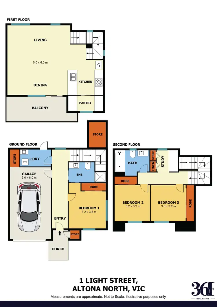 Floorplan of Homely townhouse listing, 1 Light Street, Altona North VIC 3025