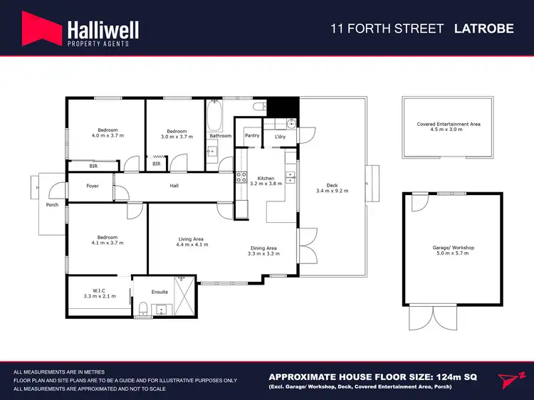 Floorplan of Homely house listing, 11 Forth Street, Latrobe TAS 7307
