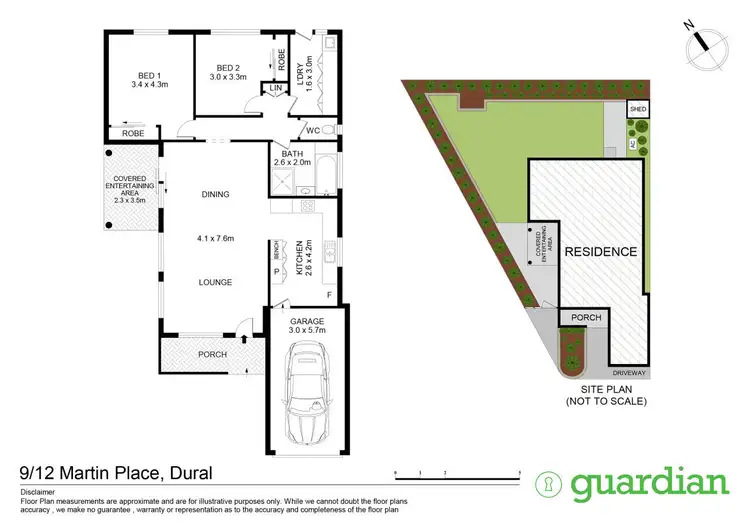 Floorplan of Homely house listing, 9/12 Martin Place, Dural NSW 2158