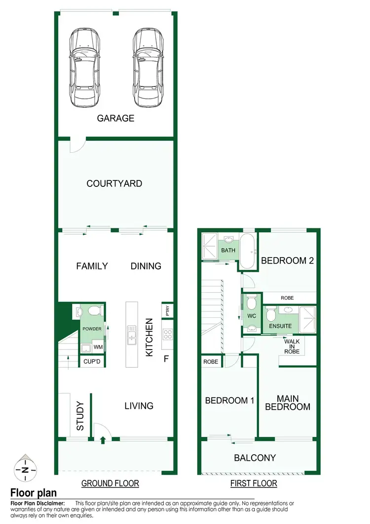 Floorplan of Homely townhouse listing, 13 Tom Nicholas Crescent, Forde ACT 2914