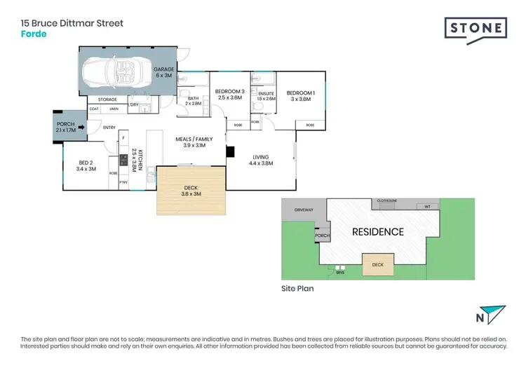 Floorplan of Homely house listing, 15 Bruce Dittmar Street, Forde ACT 2914
