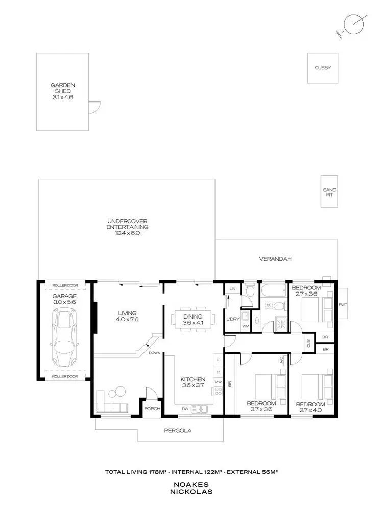 Floorplan of Homely house listing, 5 Bluebell Court, Flagstaff Hill SA 5159