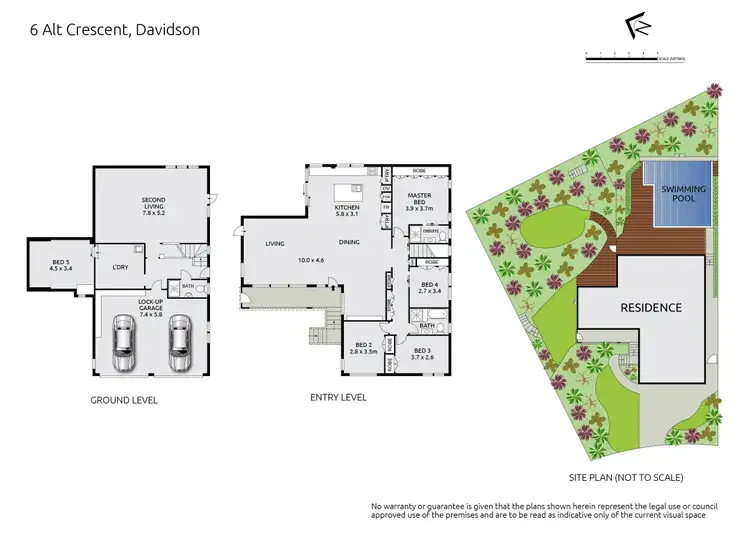Floorplan of Homely house listing, 6 Alt Crescent, Davidson NSW 2085