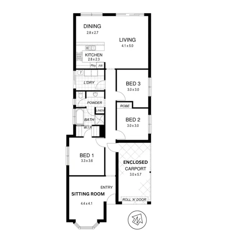 Floorplan of Homely house listing, 2D Shelton Drive, Athelstone SA 5076