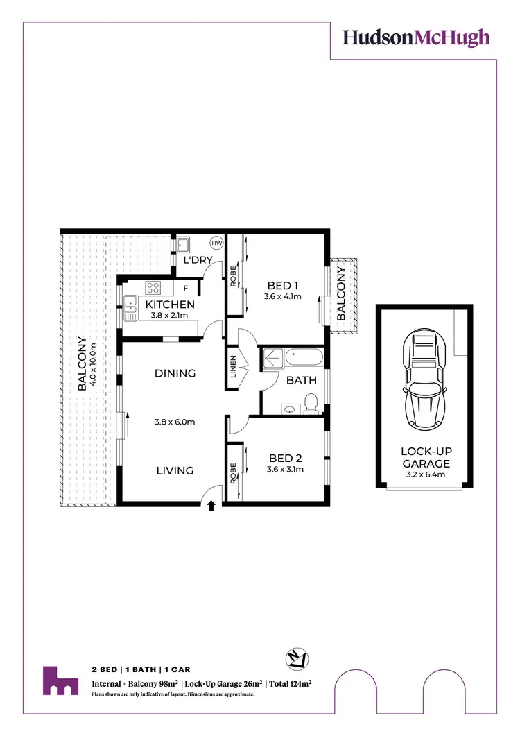 Floorplan of Homely apartment listing, 11/63 Kensington Road, Summer Hill NSW 2130