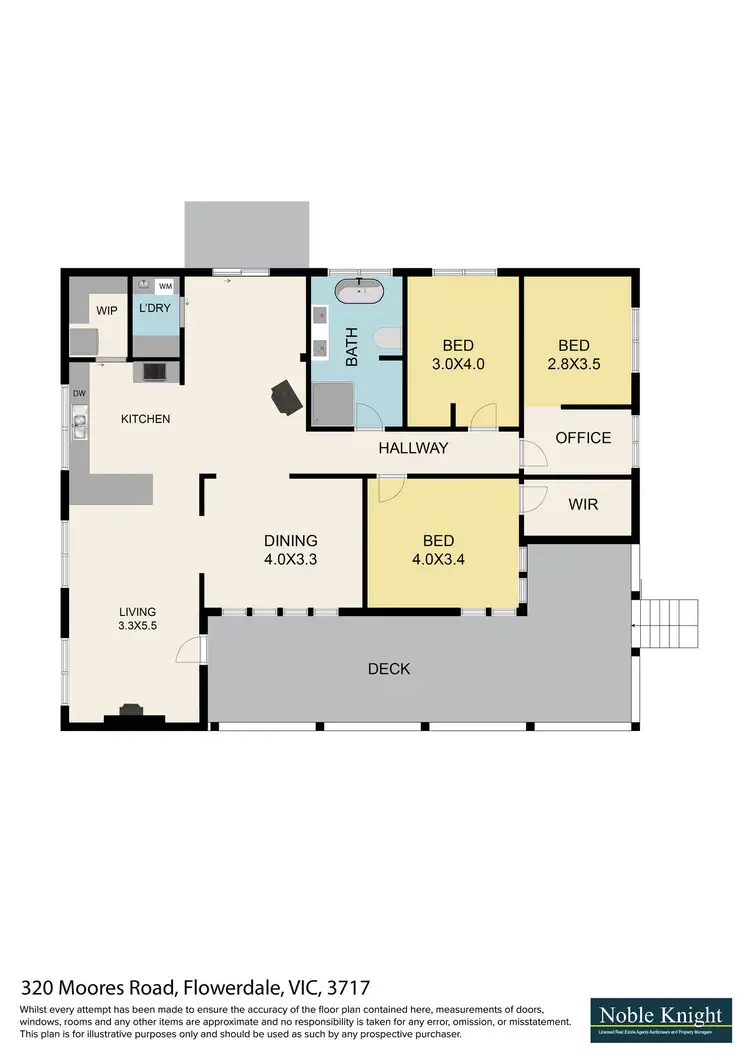Floorplan of Homely rural property listing, 320 Moores Road, Flowerdale VIC 3717