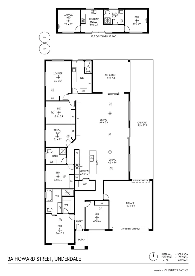 Floorplan of Homely house listing, 3A Howard Street, Underdale SA 5032