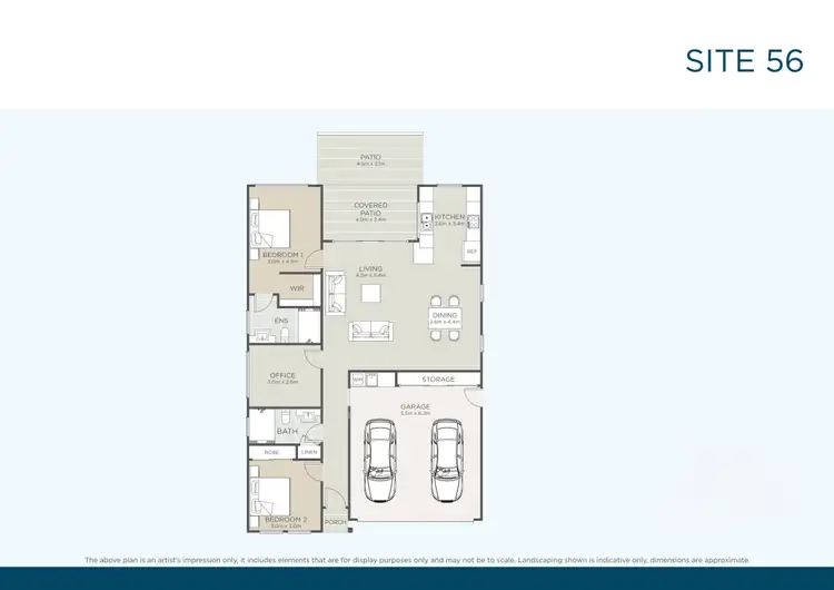 Floorplan of Homely retirement listing, 56/49 Creek Road, Burpengary East QLD 4505