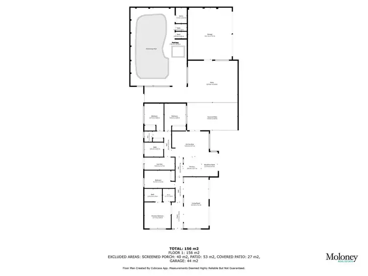 Floorplan of Homely house listing, 1 McDonnell Street, Wahgunyah VIC 3687