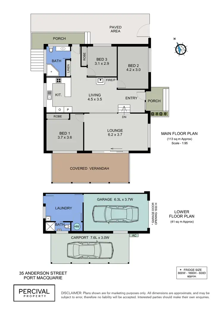 Floorplan of Homely house listing, 35 Anderson Street, Port Macquarie NSW 2444