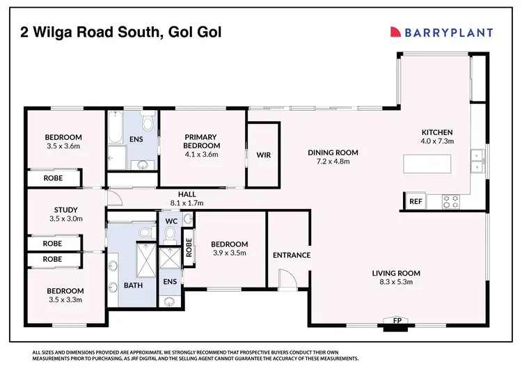 Floorplan of Homely house listing, 2 Wilga Road South, Gol Gol NSW 2738