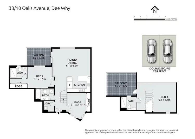 Floorplan of Homely apartment listing, 38/10 Oaks Avenue, Dee Why NSW 2099