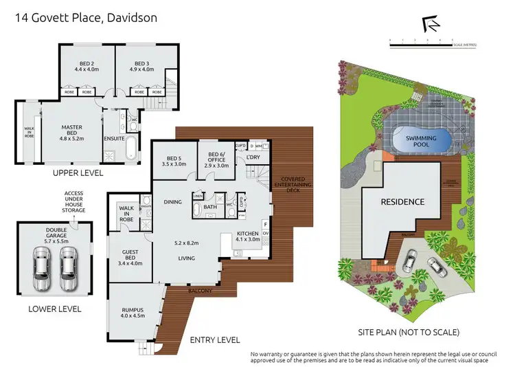 Floorplan of Homely house listing, 14 Govett Place, Davidson NSW 2085