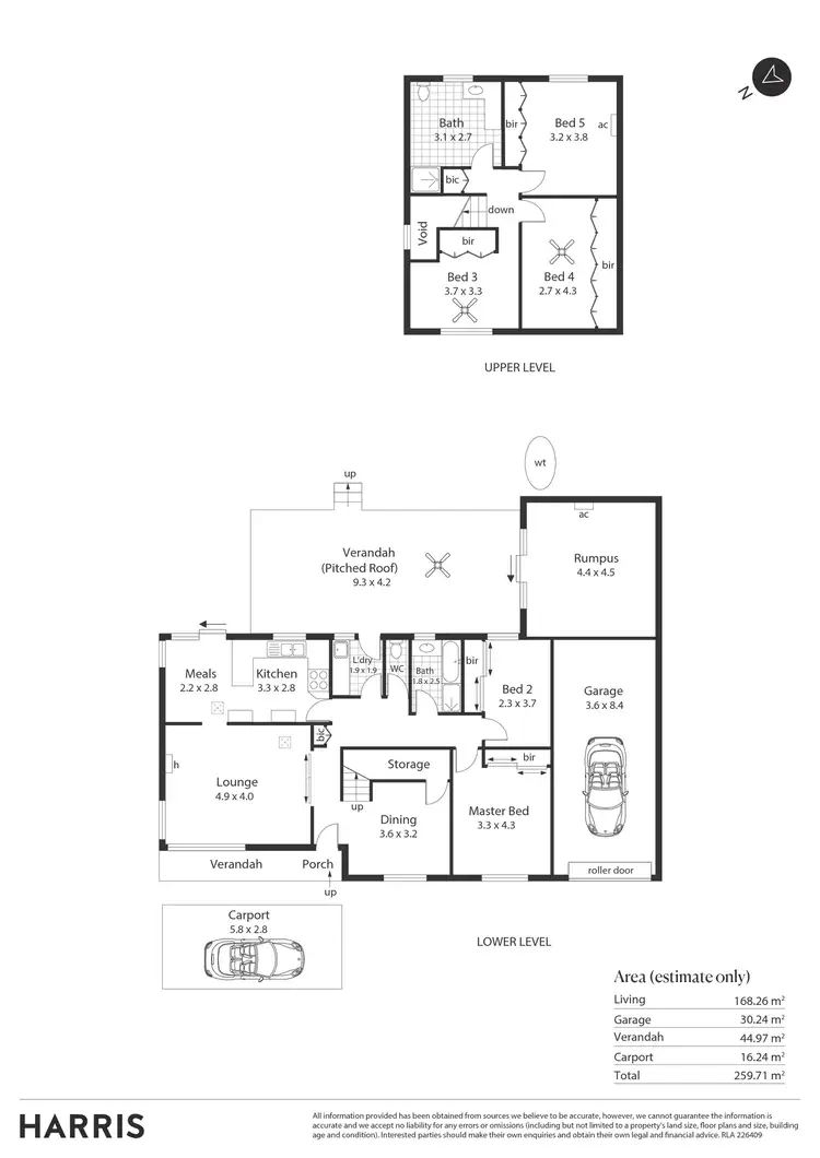 Floorplan of Homely house listing, 17 Cronulla Drive, Redwood Park SA 5097