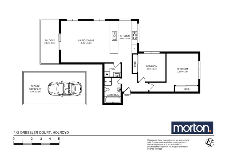 Floorplan of Homely apartment listing, 4/2 Dressler Court, Holroyd NSW 2142