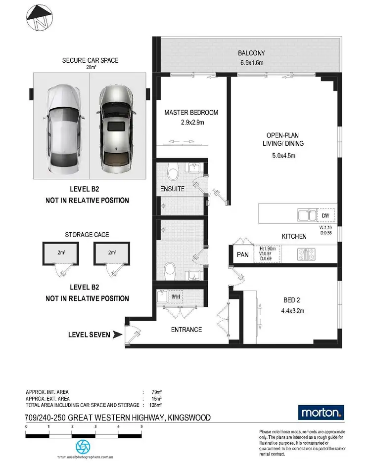Floorplan of Homely apartment listing, 709/240 Great Western Highway, Kingswood NSW 2747