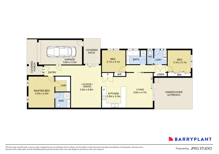 Floorplan of Homely unit listing, 1/64 Allenby Road, Hillside VIC 3037