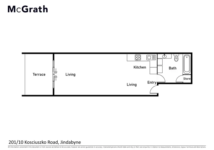 Floorplan of Homely apartment listing, 201/10 Kosciuszko Road, Jindabyne NSW 2627
