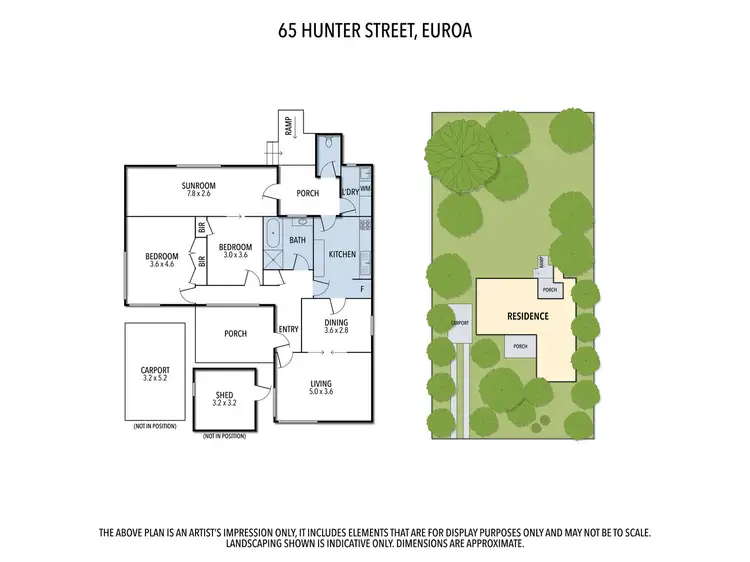 Floorplan of Homely house listing, 65 Hunter Street, Euroa VIC 3666