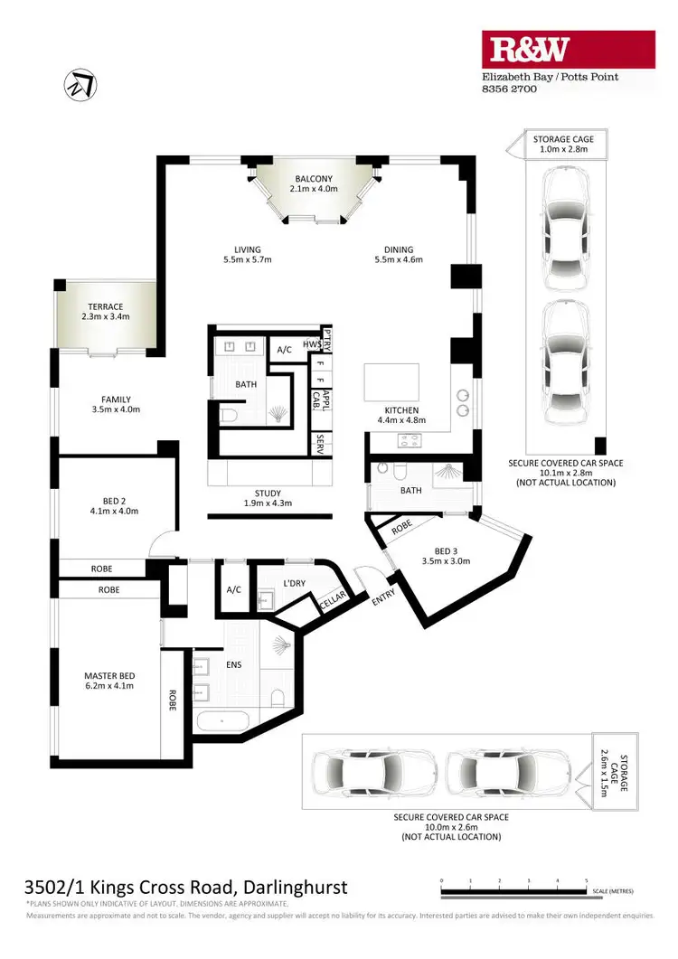 Floorplan of Homely apartment listing, 3502/1 Kings Cross Road, Potts Point NSW 2011