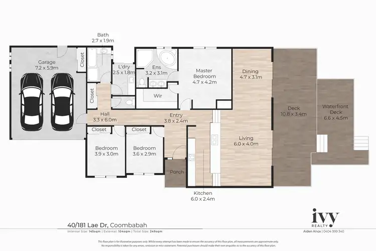 Floorplan of Homely townhouse listing, 40/181 Lae Drive, Coombabah QLD 4216