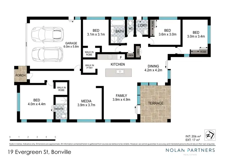Floorplan of Homely house listing, 19 Evergreen Street, Bonville NSW 2450