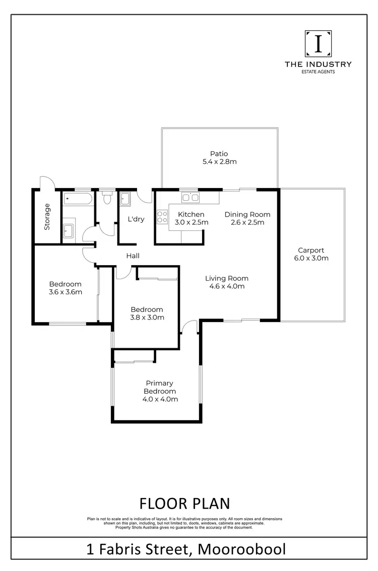 Floorplan of Homely house listing, 1 Fabris Street, Mooroobool QLD 4870