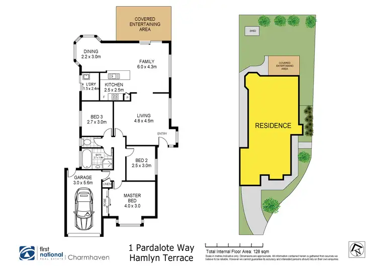 Floorplan of Homely house listing, 1 Pardalote Way, Hamlyn Terrace NSW 2259