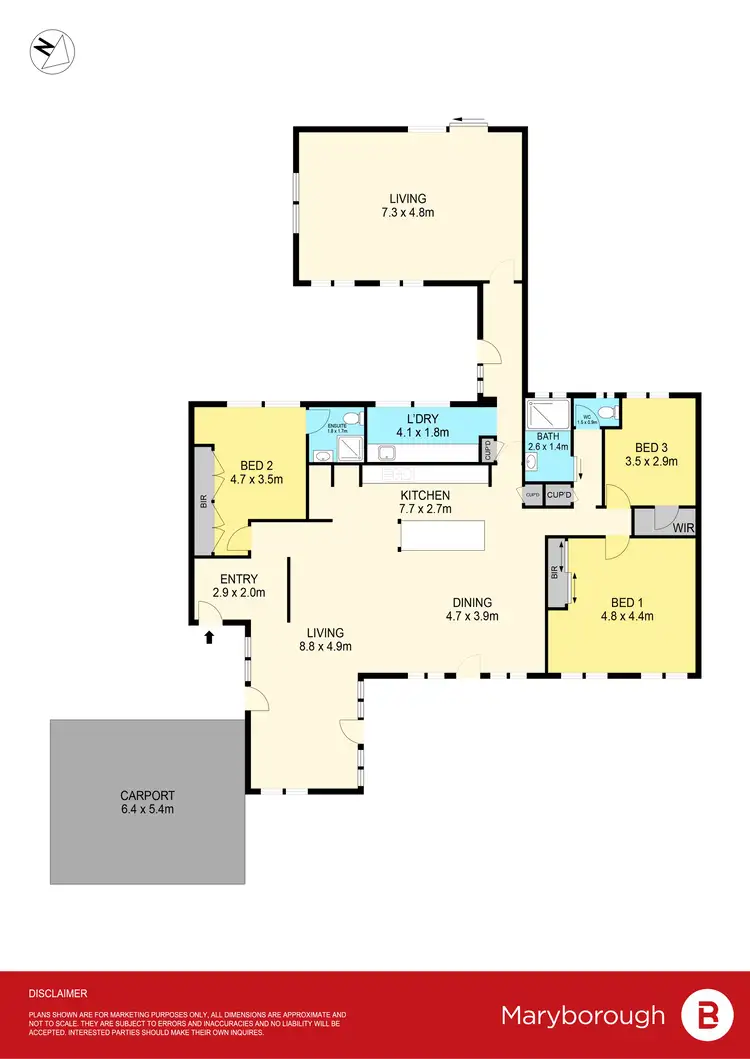 Floorplan of Homely house listing, 127-129 Inkerman Street, Maryborough VIC 3465
