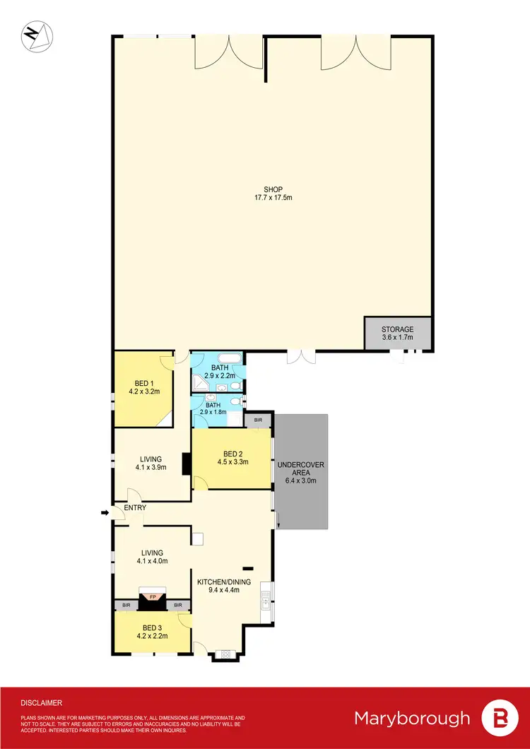 Floorplan of Homely house listing, 26 Thompson Street, Dunolly VIC 3472