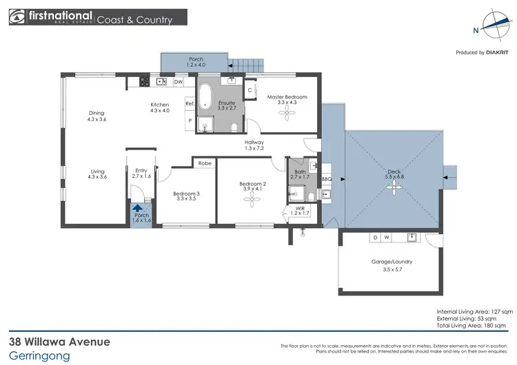 Floorplan of Homely house listing, 38 Willawa Avenue, Gerringong NSW 2534