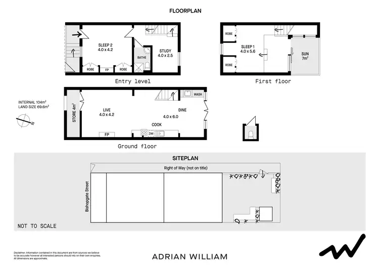 Floorplan of Homely house listing, 42 Bishopgate Street, Camperdown NSW 2050