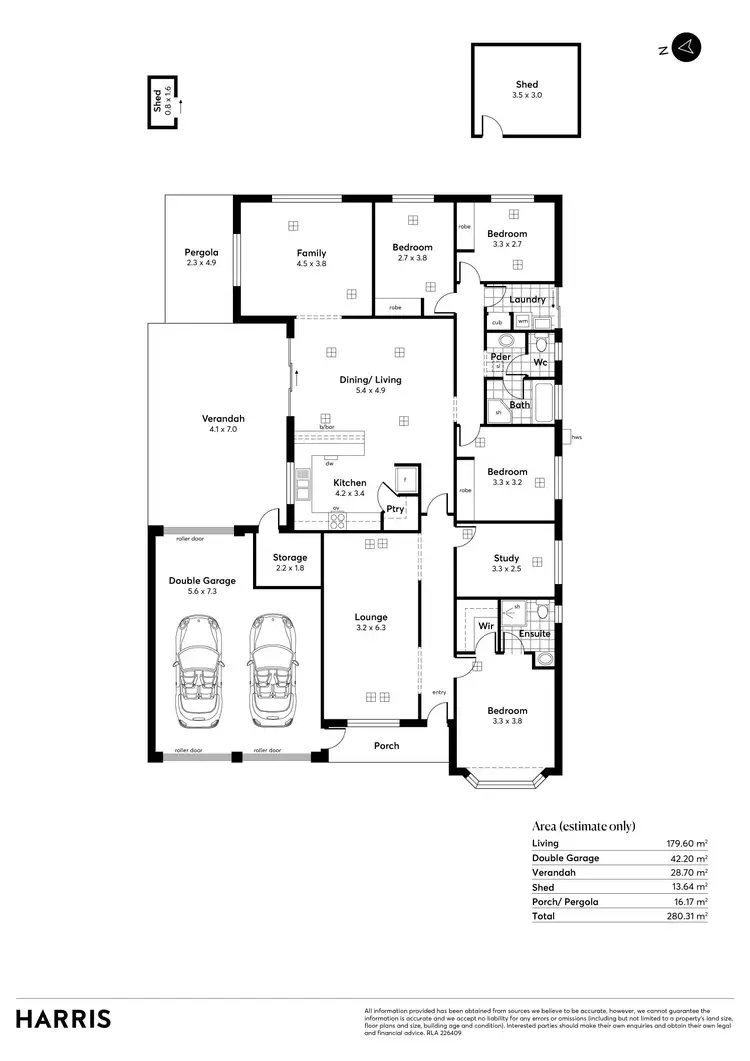 Floorplan of Homely house listing, 62 Lurline Avenue, Gilles Plains SA 5086