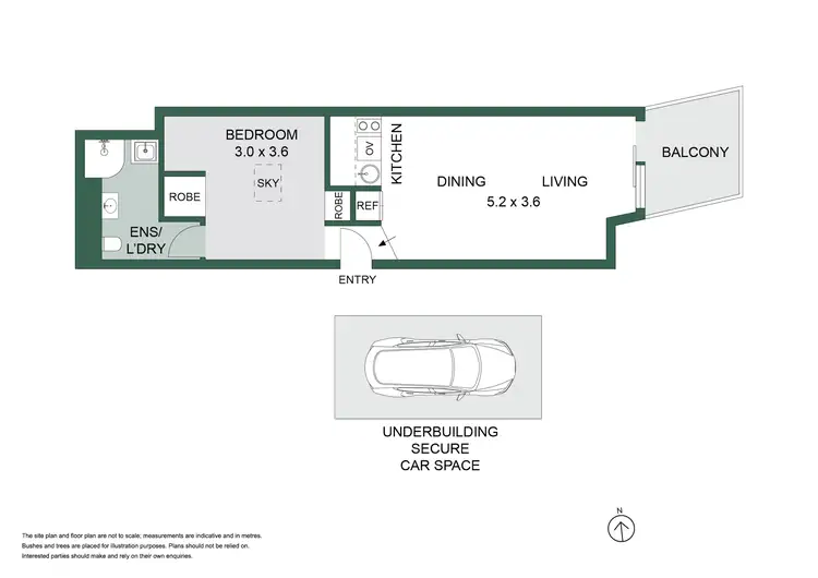 Floorplan of Homely apartment listing, 55/19A Young Street, Neutral Bay NSW 2089