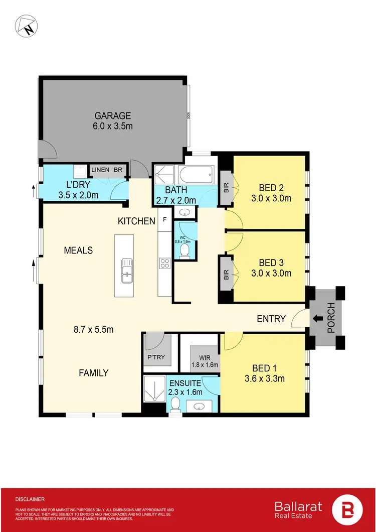 Floorplan of Homely house listing, 8 Richard Court, Creswick VIC 3363