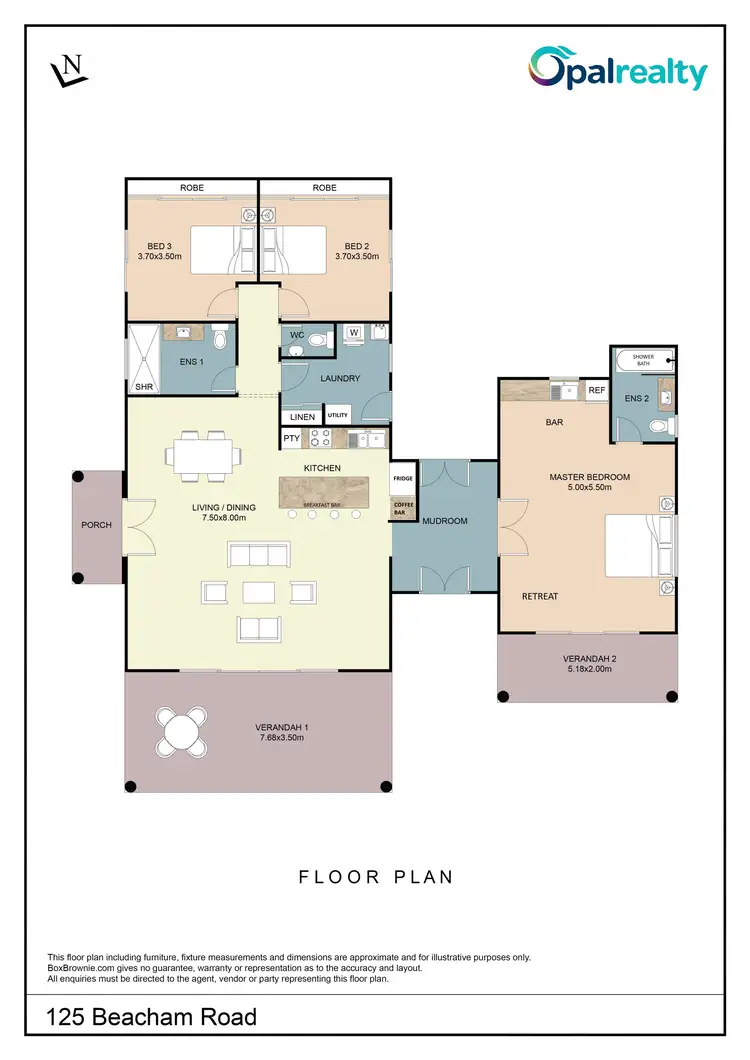 Floorplan of Homely house listing, 125 Beacham Road, West Pinjarra WA 6208