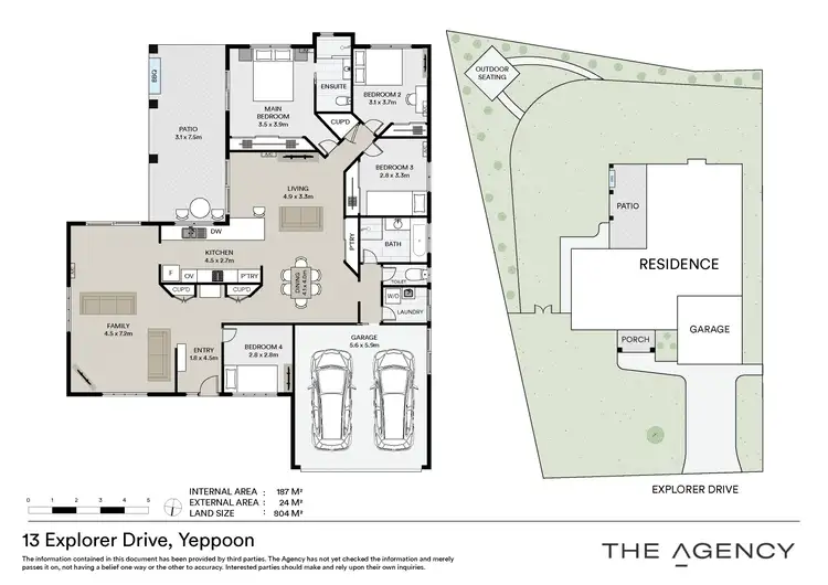 Floorplan of Homely house listing, 13 Explorer Drive, Yeppoon QLD 4703
