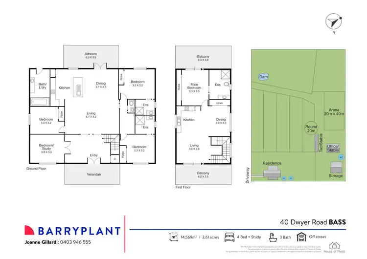 Floorplan of Homely rural property listing, 40 Dwyer Road, Bass VIC 3991