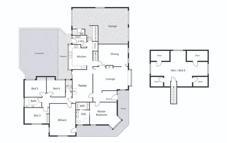 Floorplan of Homely house listing, 1 Bridges Place, Isaacs ACT 2607