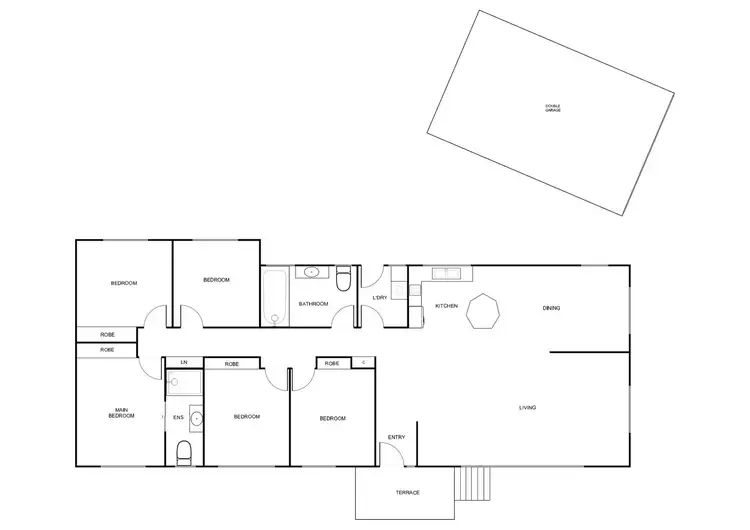 Floorplan of Homely house listing, 10 Woodhouse Place, Fraser ACT 2615