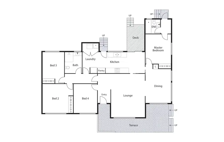 Floorplan of Homely house listing, 4 Riley Place, Chifley ACT 2606
