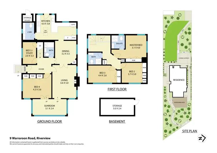 Floorplan of Homely house listing, 9 Warraroon Road, Riverview NSW 2066