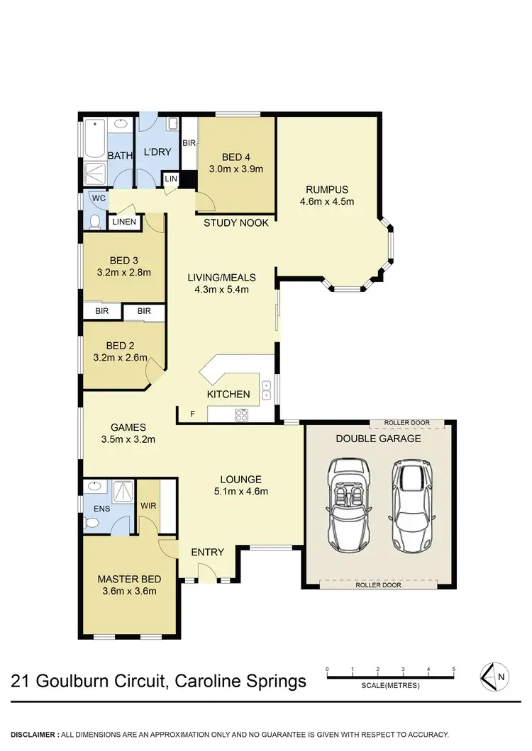 Floorplan of Homely house listing, 21 Goulburn Circuit, Caroline Springs VIC 3023
