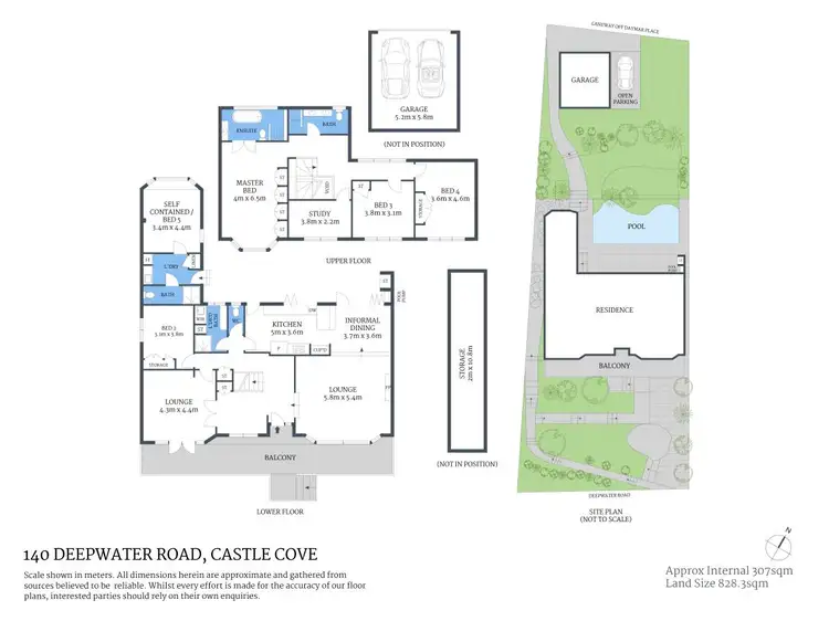 Floorplan of Homely house listing, 140 Deepwater Road, Castle Cove NSW 2069